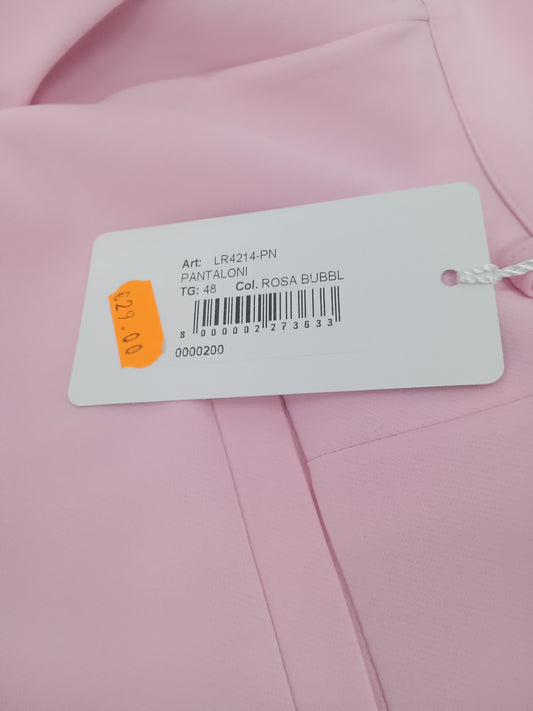 LE RÔBE pantalone palazzo rosa bubble