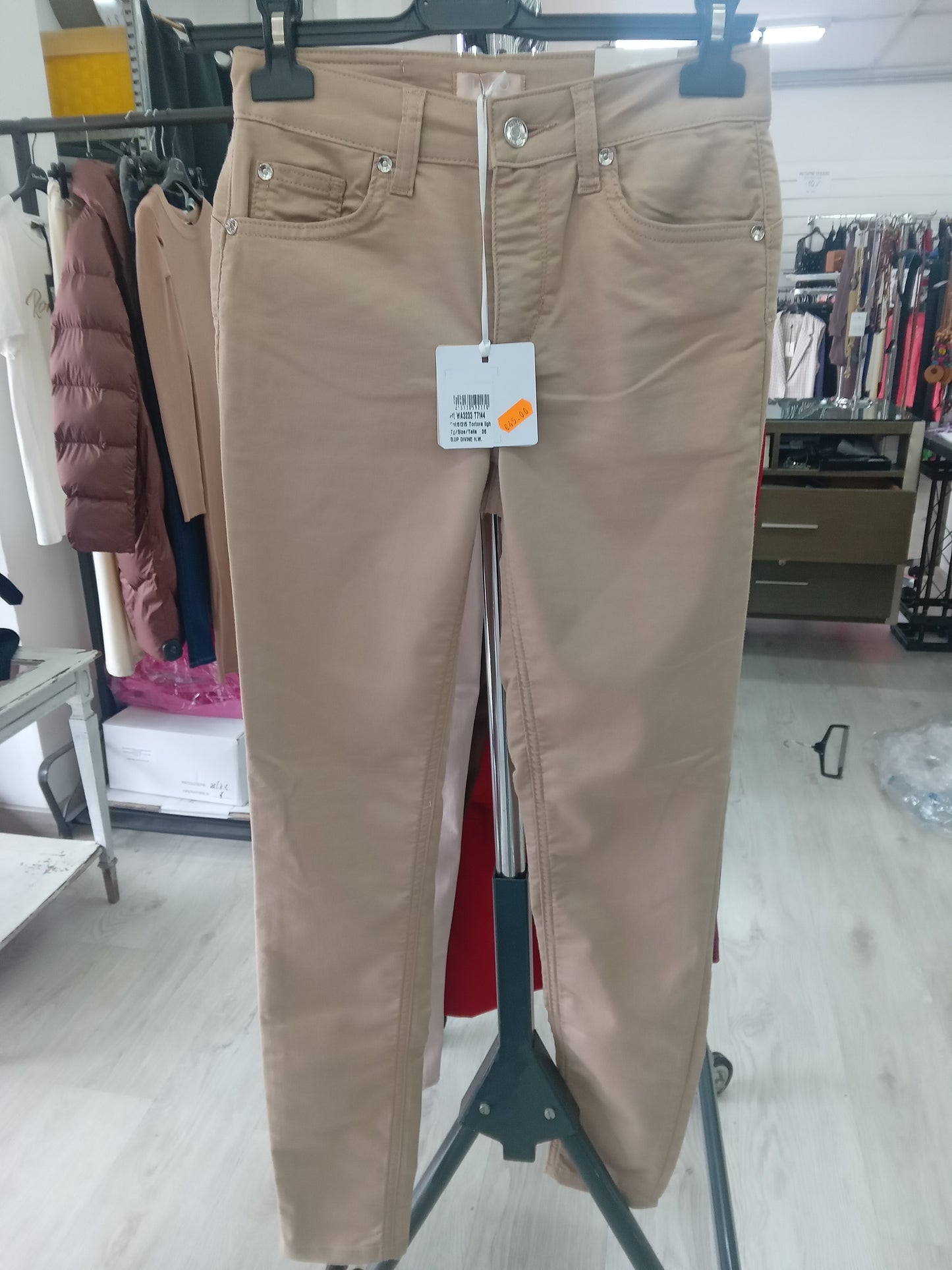 Liu jo pantalone skinny tortora light