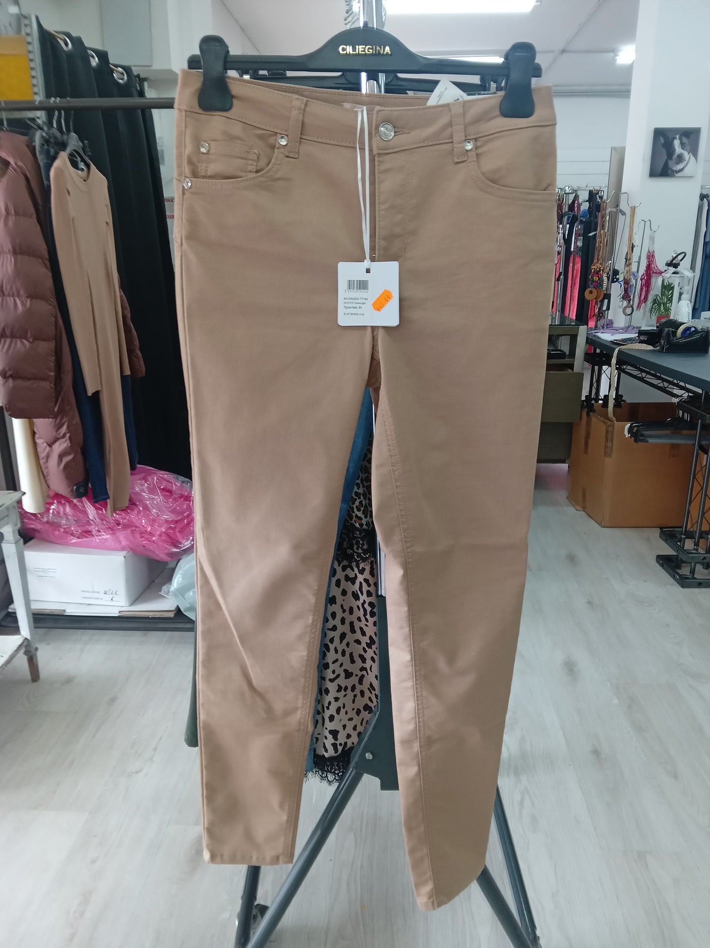 Liu jo pantaloni Tortora light