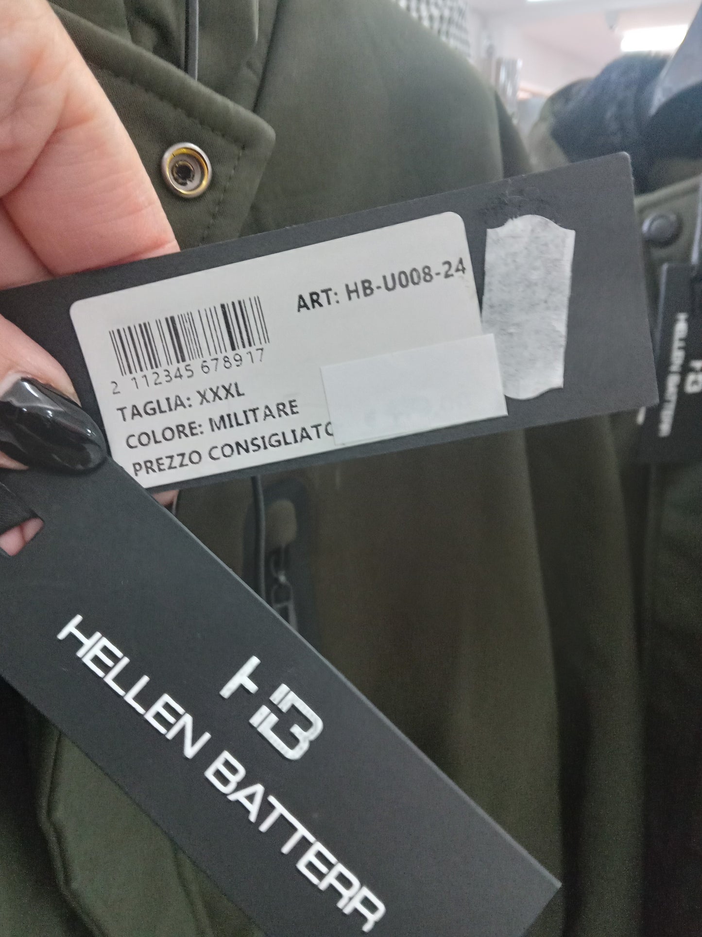 Giubbotto Hellenn Batterr verde militare