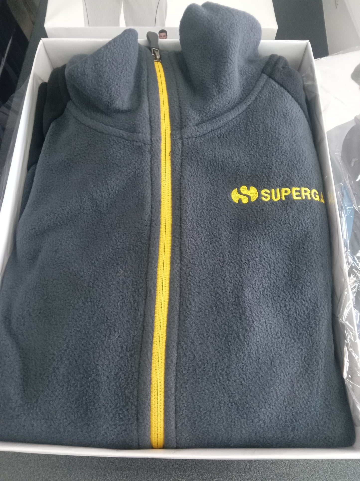 Tuta uomo micropolar Superga piombo