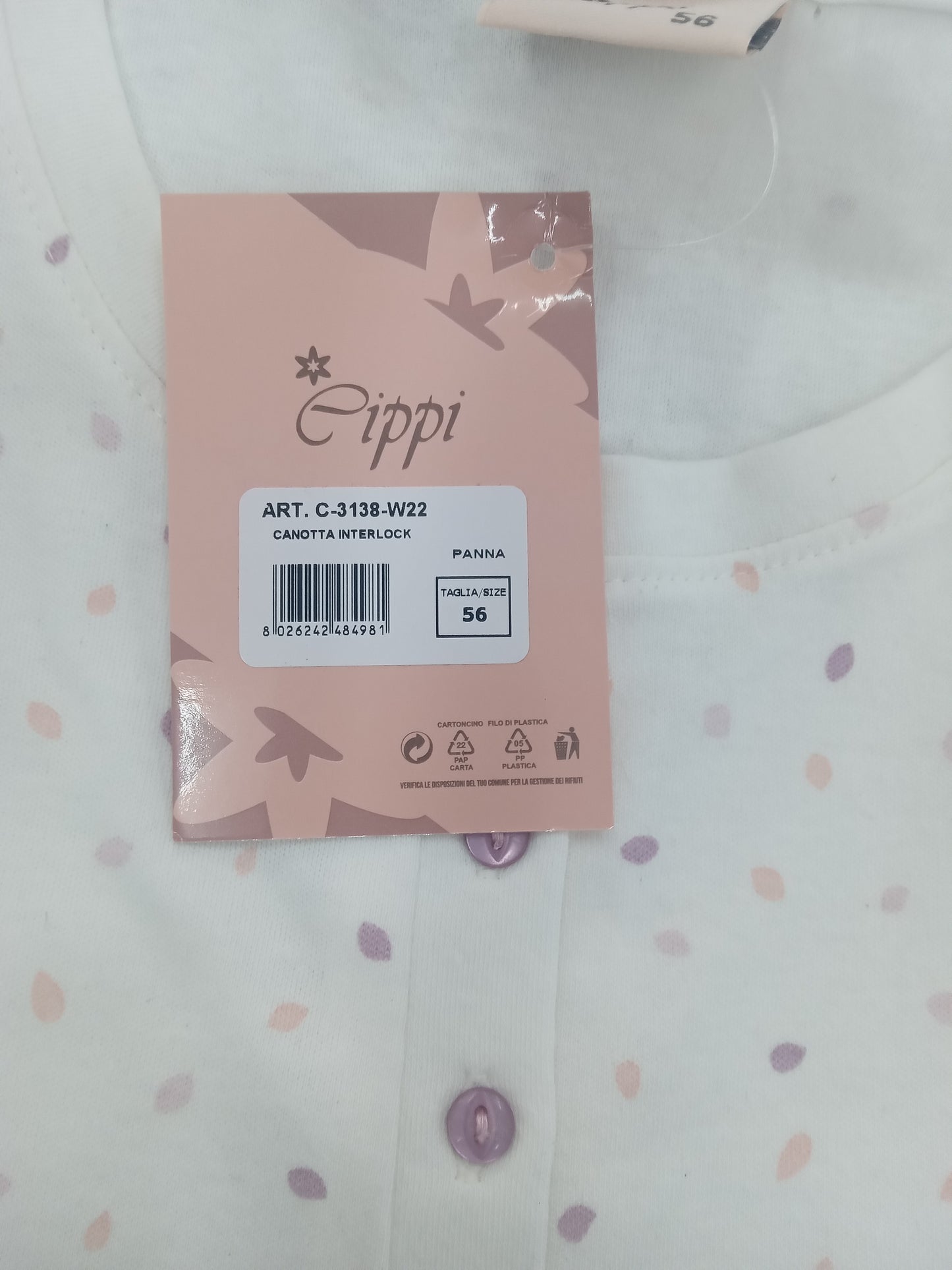 Camicia Notte Cippi interlock