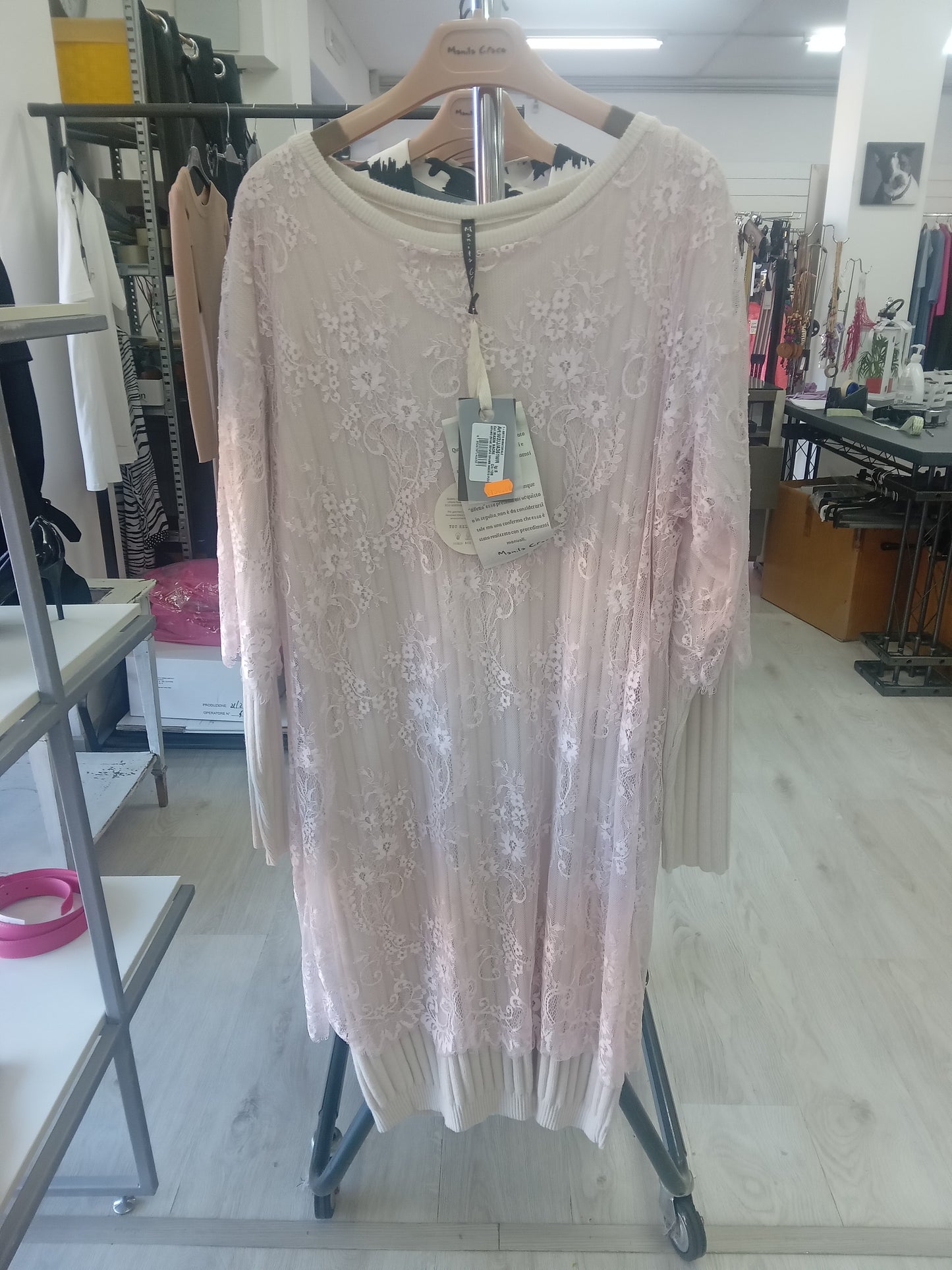 Manila Grace abito maglia e pizzo
