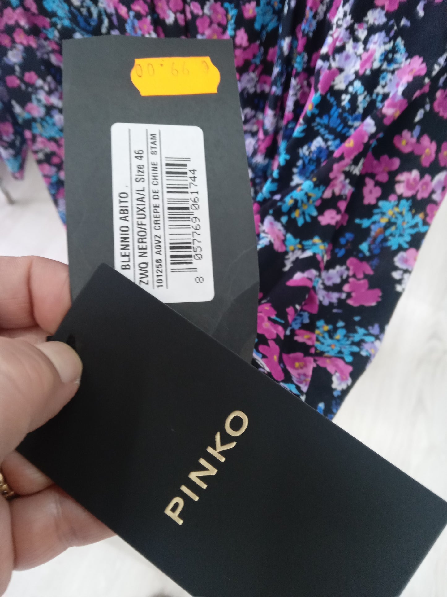 Pinko abito Blennio crepe floreale