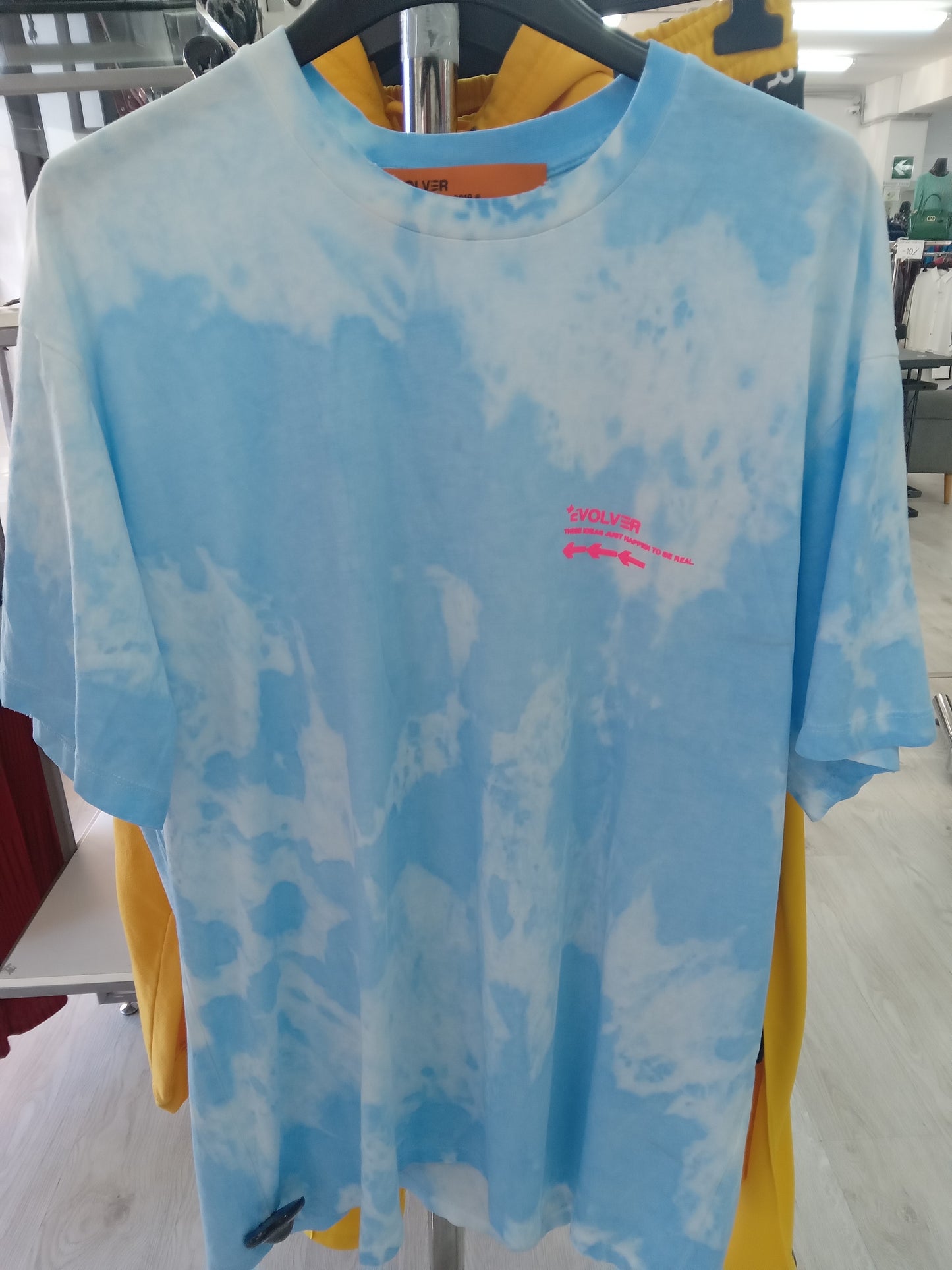 T shirt Last Skype blue Evolver
