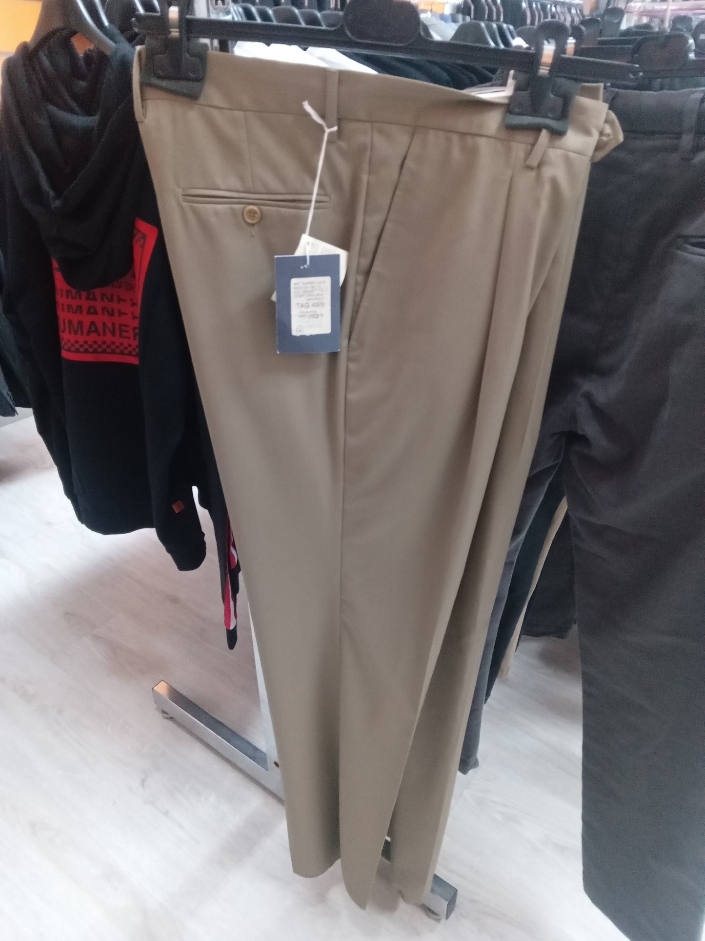 Pantalone calibrato uomo Carbone