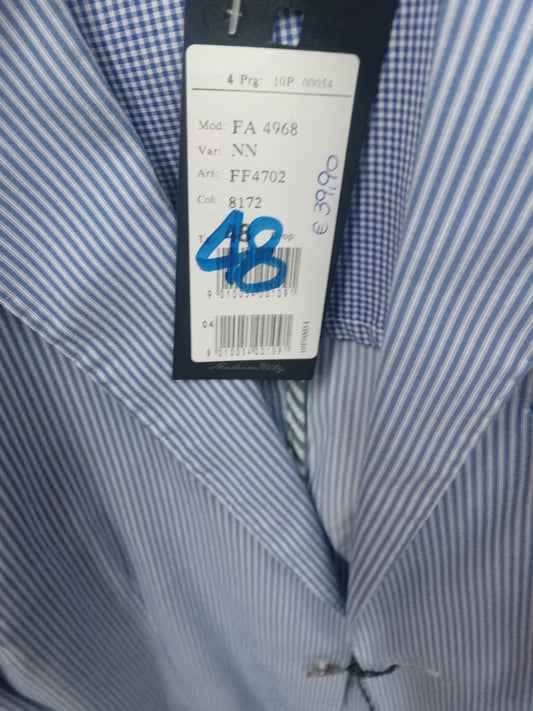 Giacca righe bianco/blu