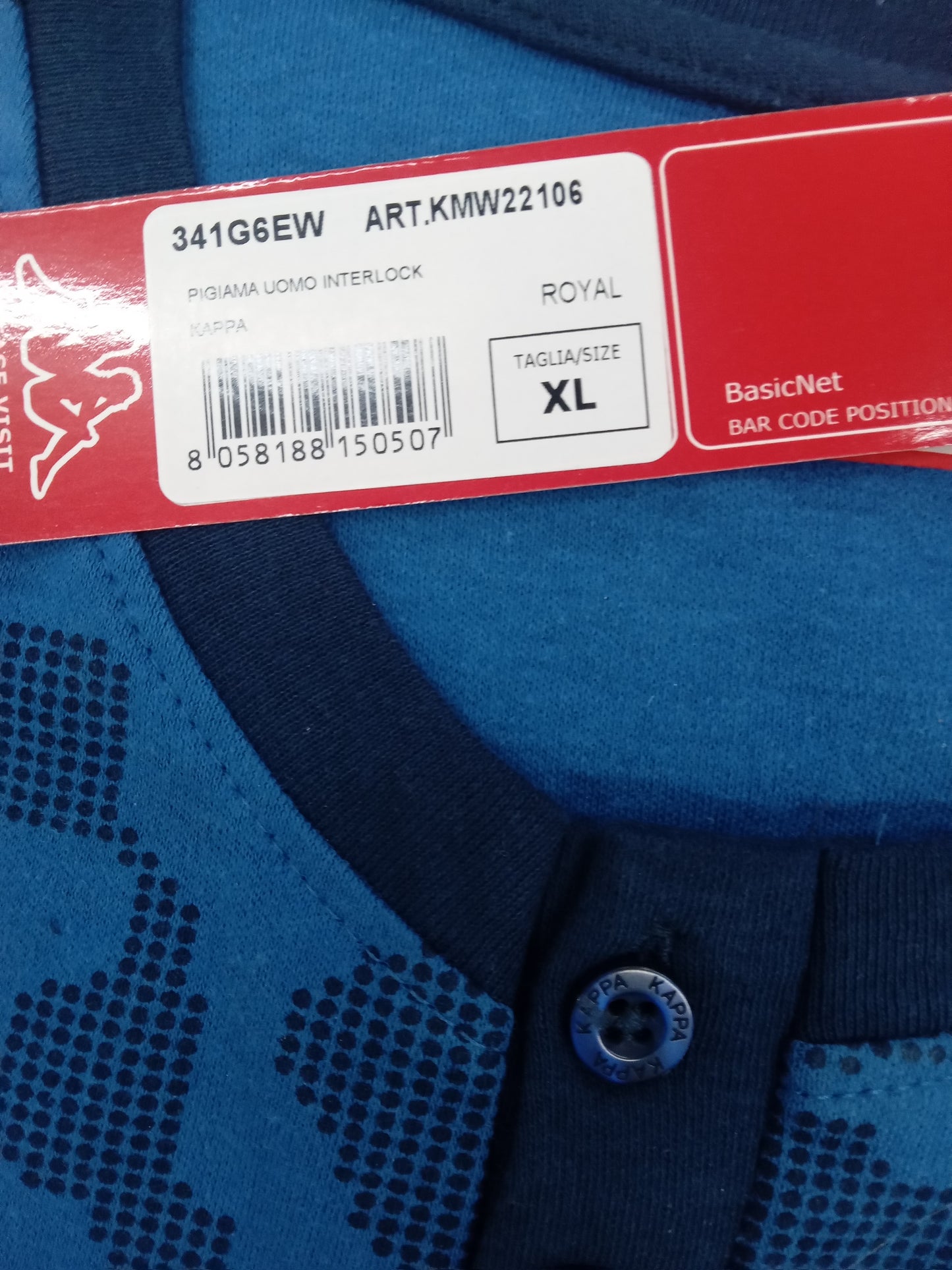Pigiama Uomo interlock royal