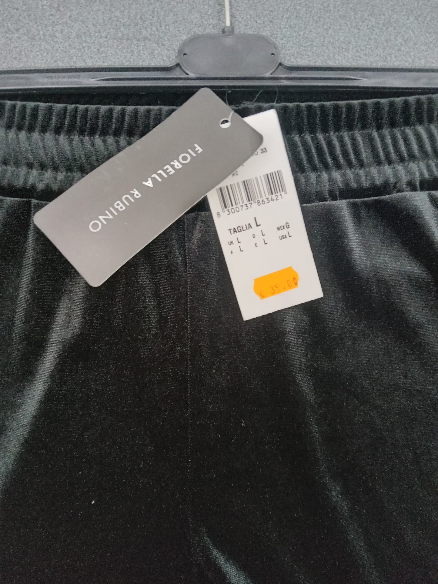 Pantalone Fiorella Rubino Velluto