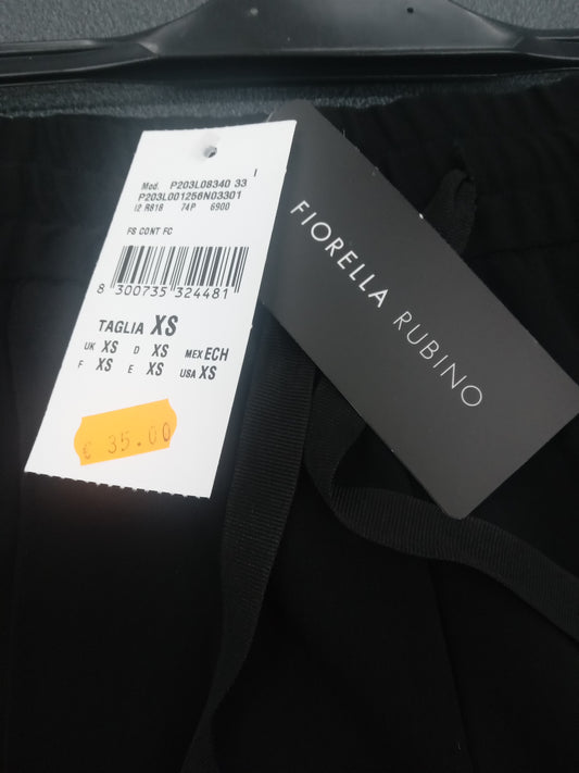 Pantalone Fiorella Rubino nero