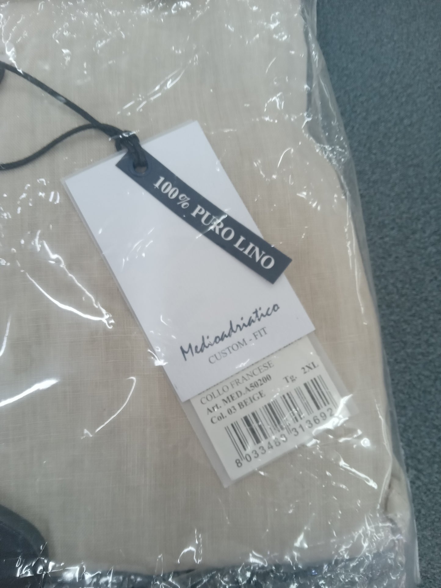 Camicia uomo lino MEDIOADRIATICO