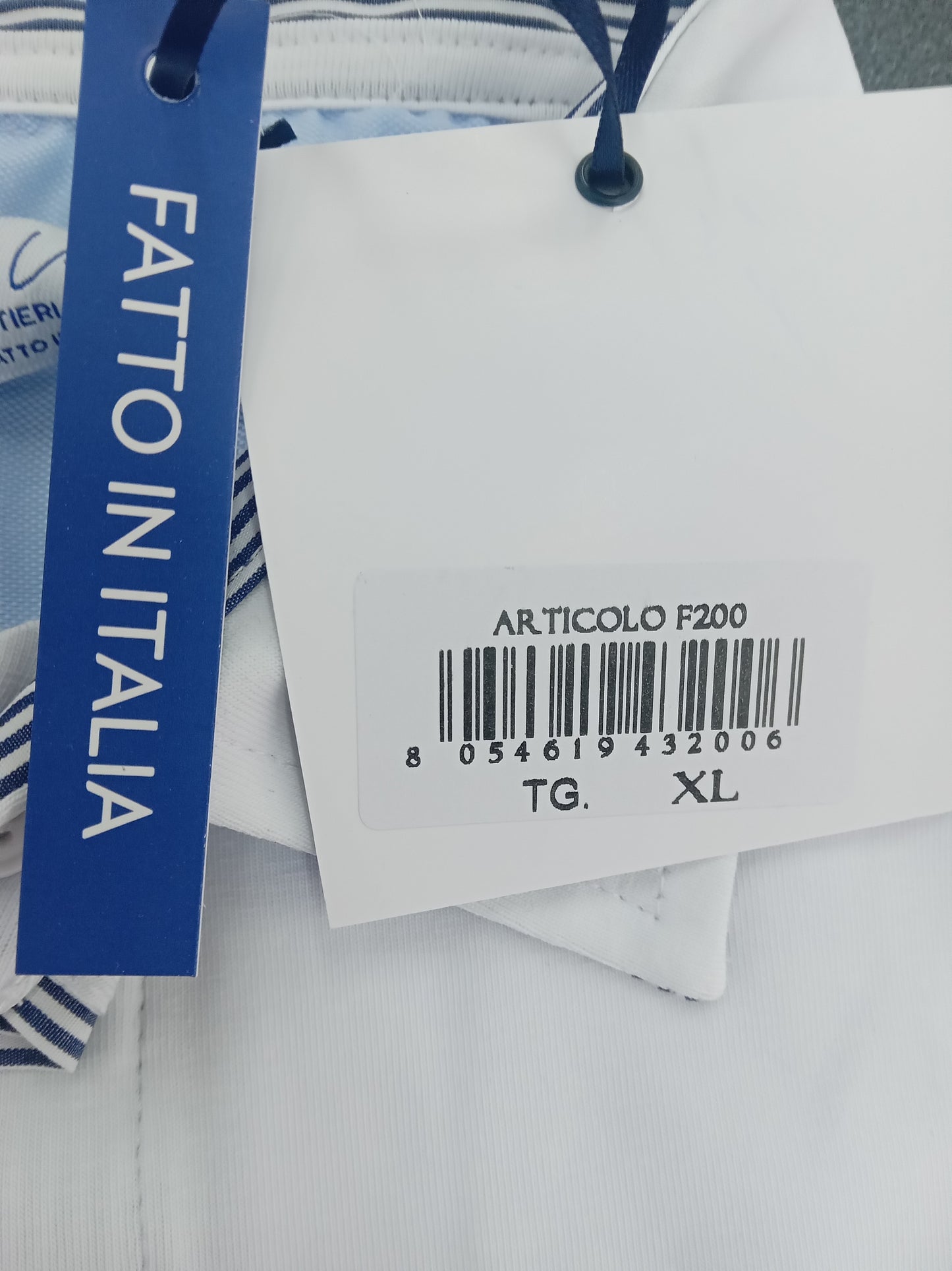 BLU VESPUCCI polo bianca made in Italy