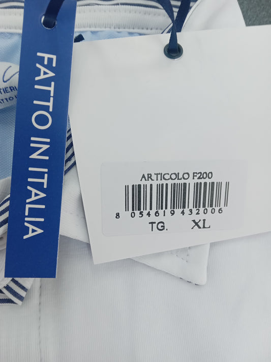 BLU VESPUCCI polo bianca made in Italy