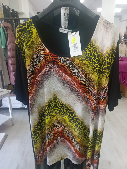 Lidia Bonelli maglia fantasia