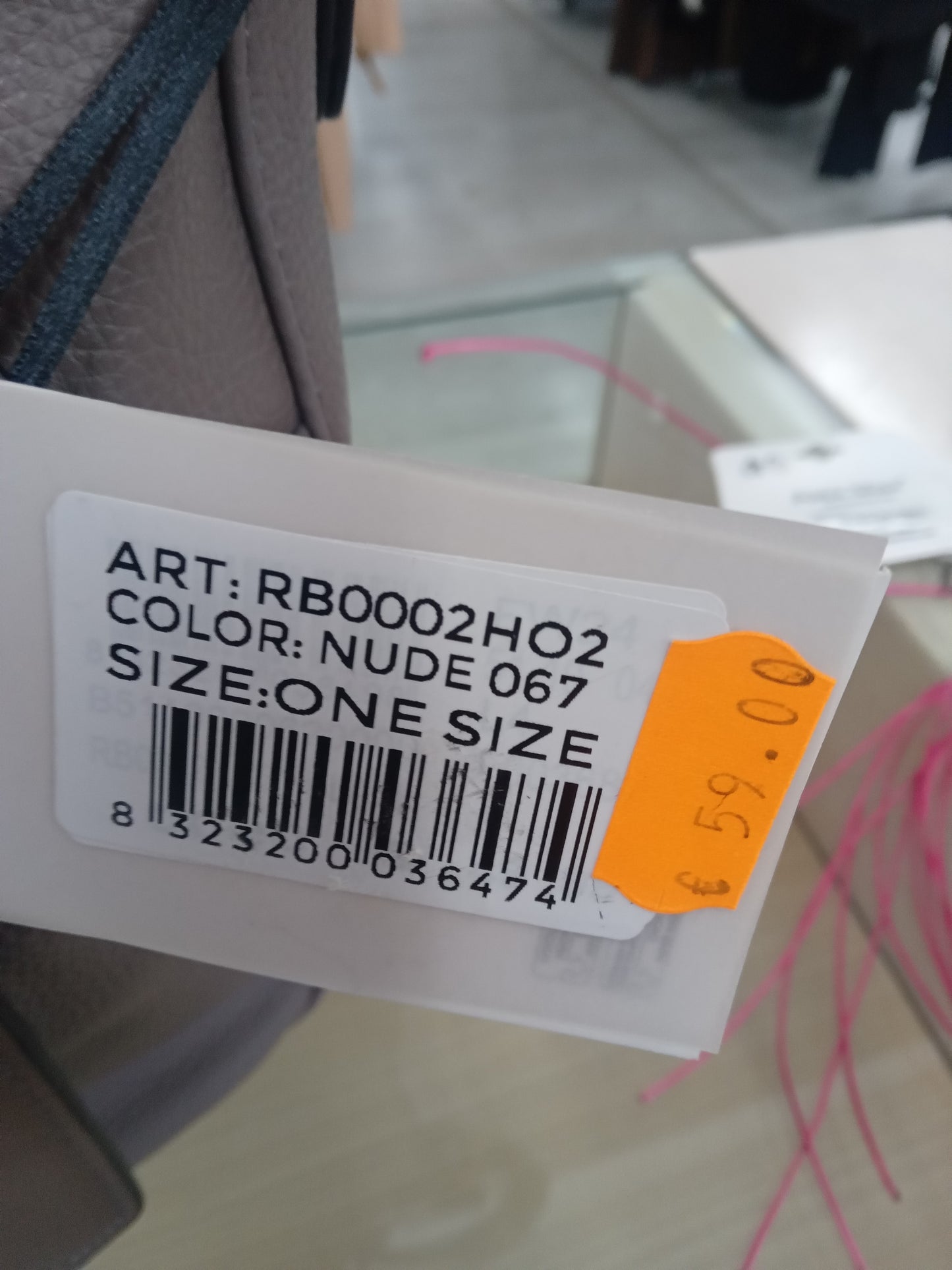 Borsa Marta Marzotto  ecopelle Nude
