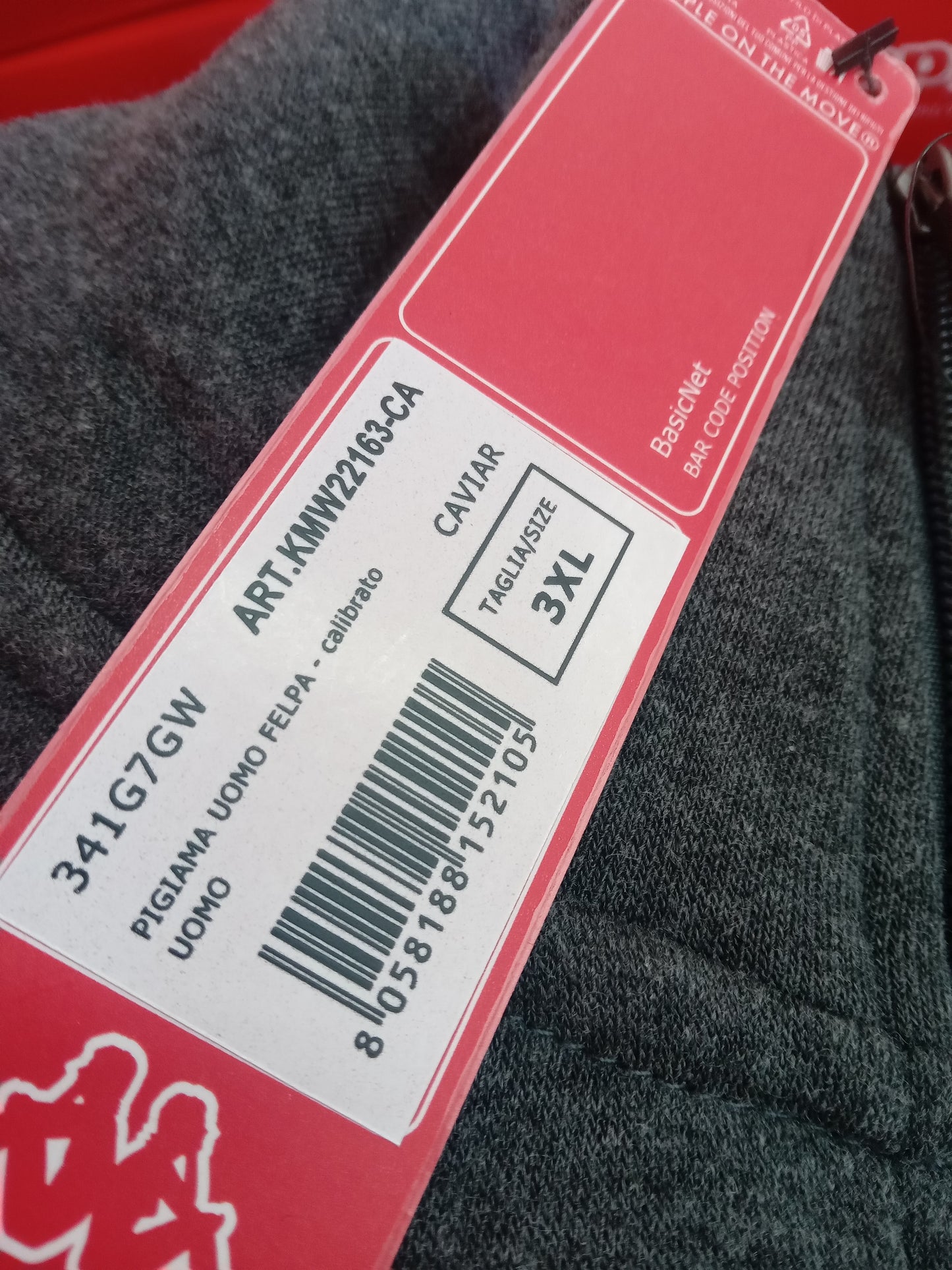 Pigiama uomo felpa KAPPA