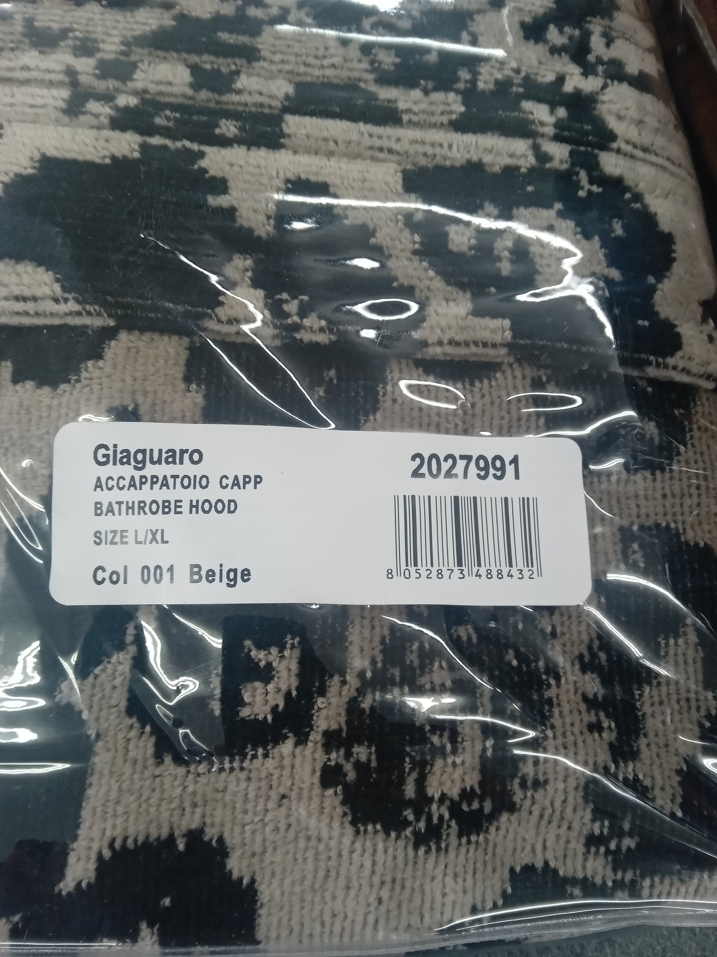 Cavalli accappatoio Giaguaro Beige