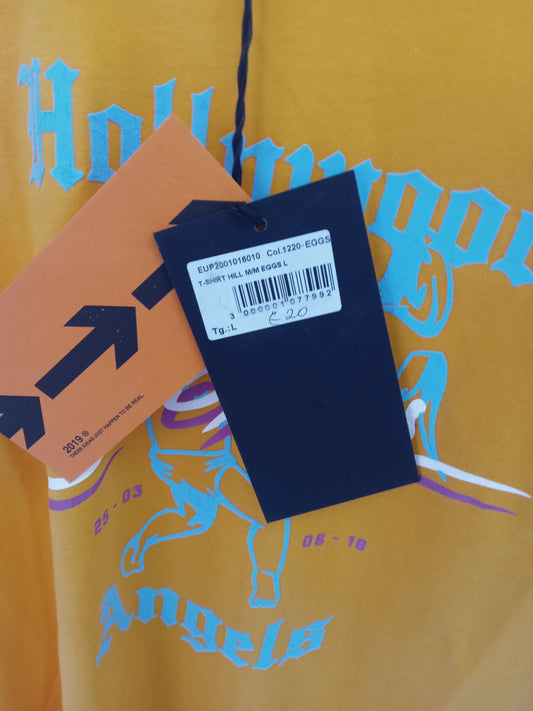 T shirt HILL Evolver yellow