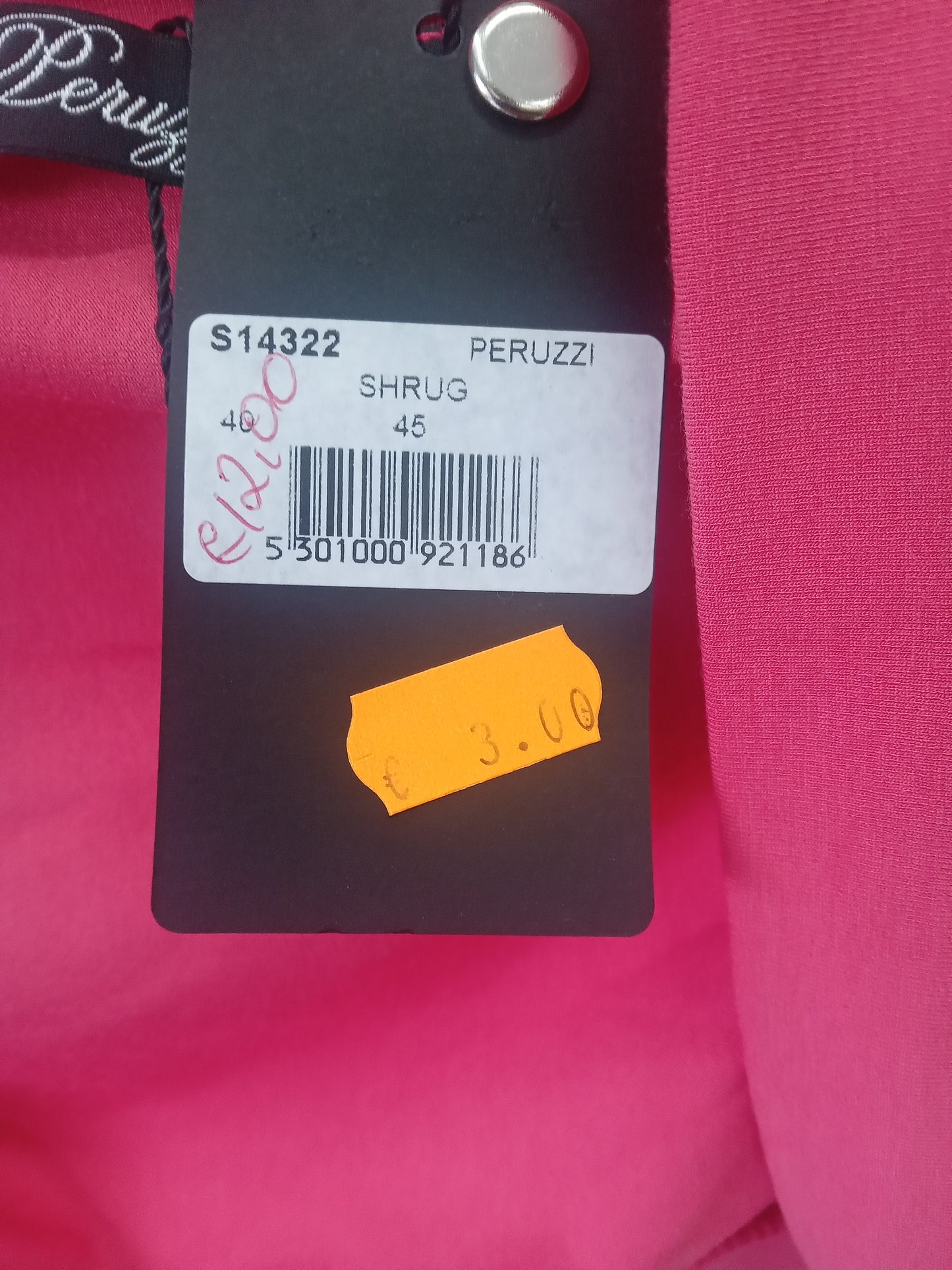Peruzzi coprispalla rosa