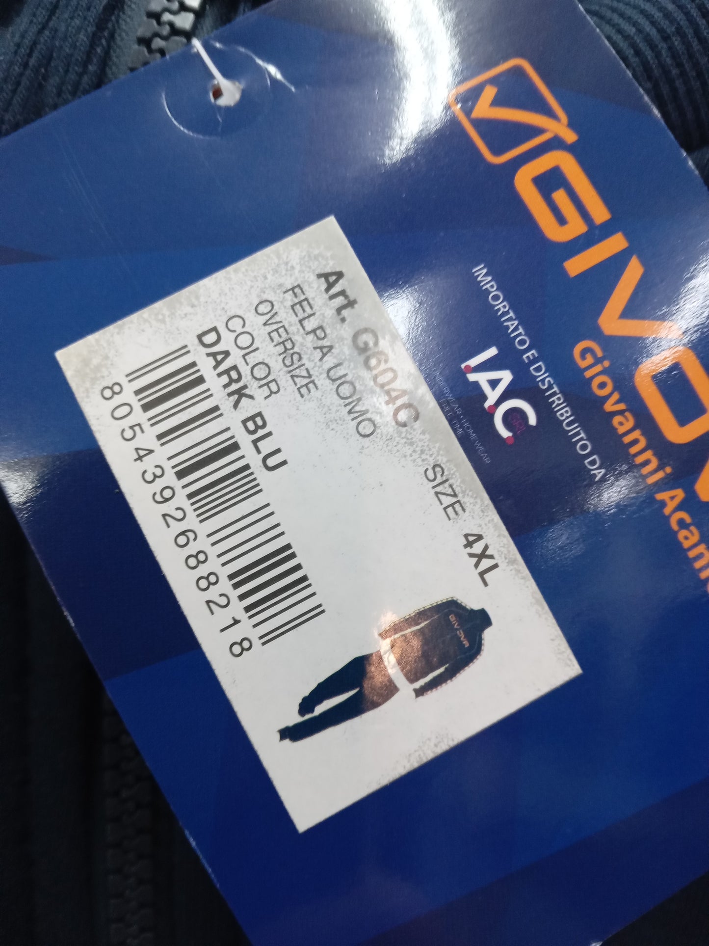 Tuta Givova  uomo dark blu