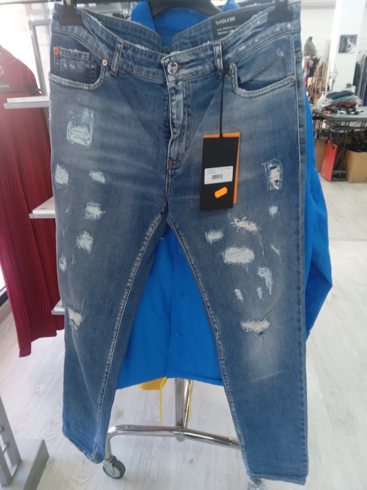 Panta Bruce blue denim Evolver