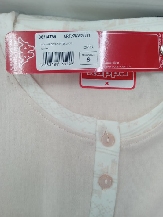 Pigiama Kappa donna cipria