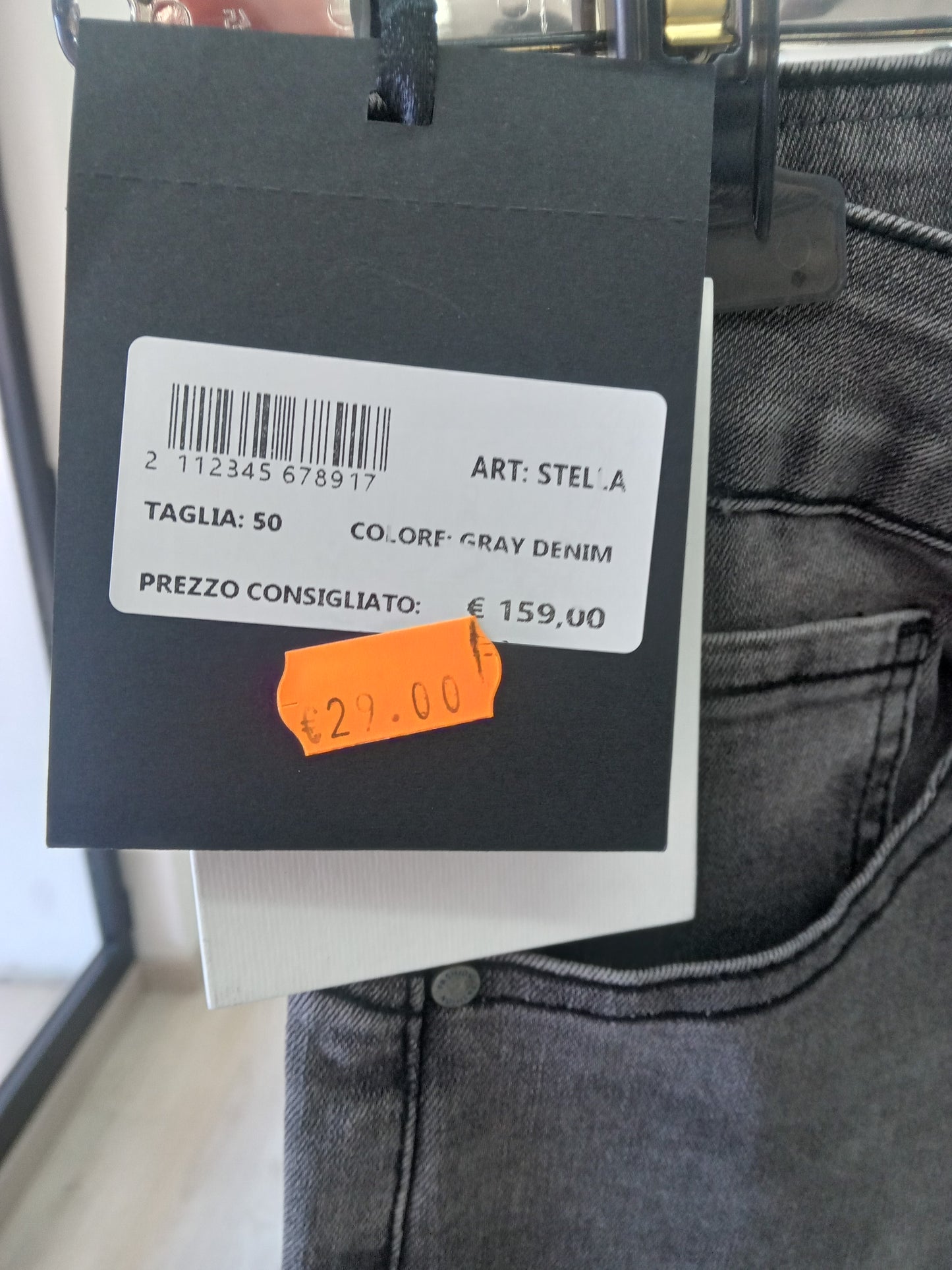 Gray denim Stella Gretha Milano