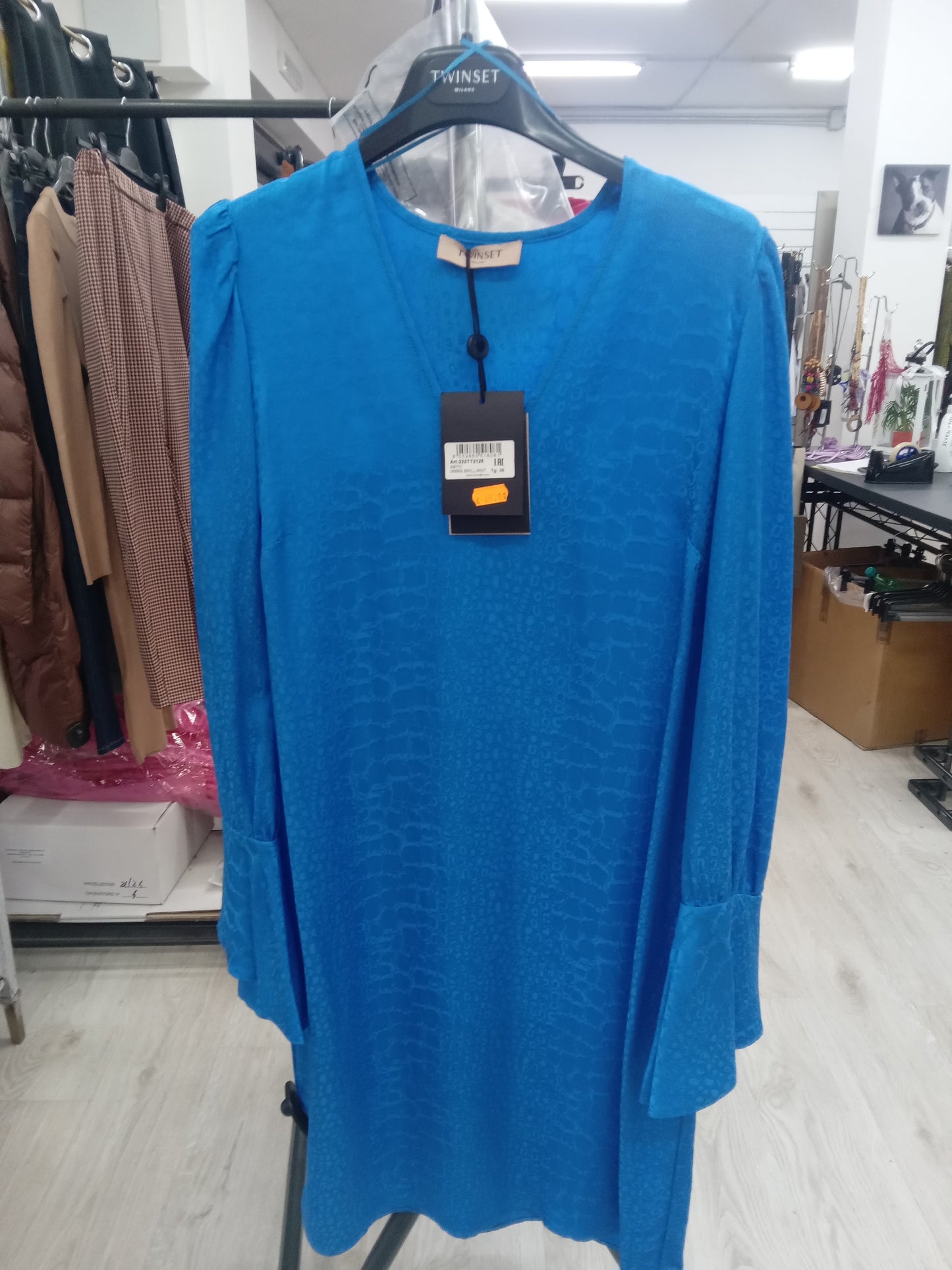 Twinset abito bluette