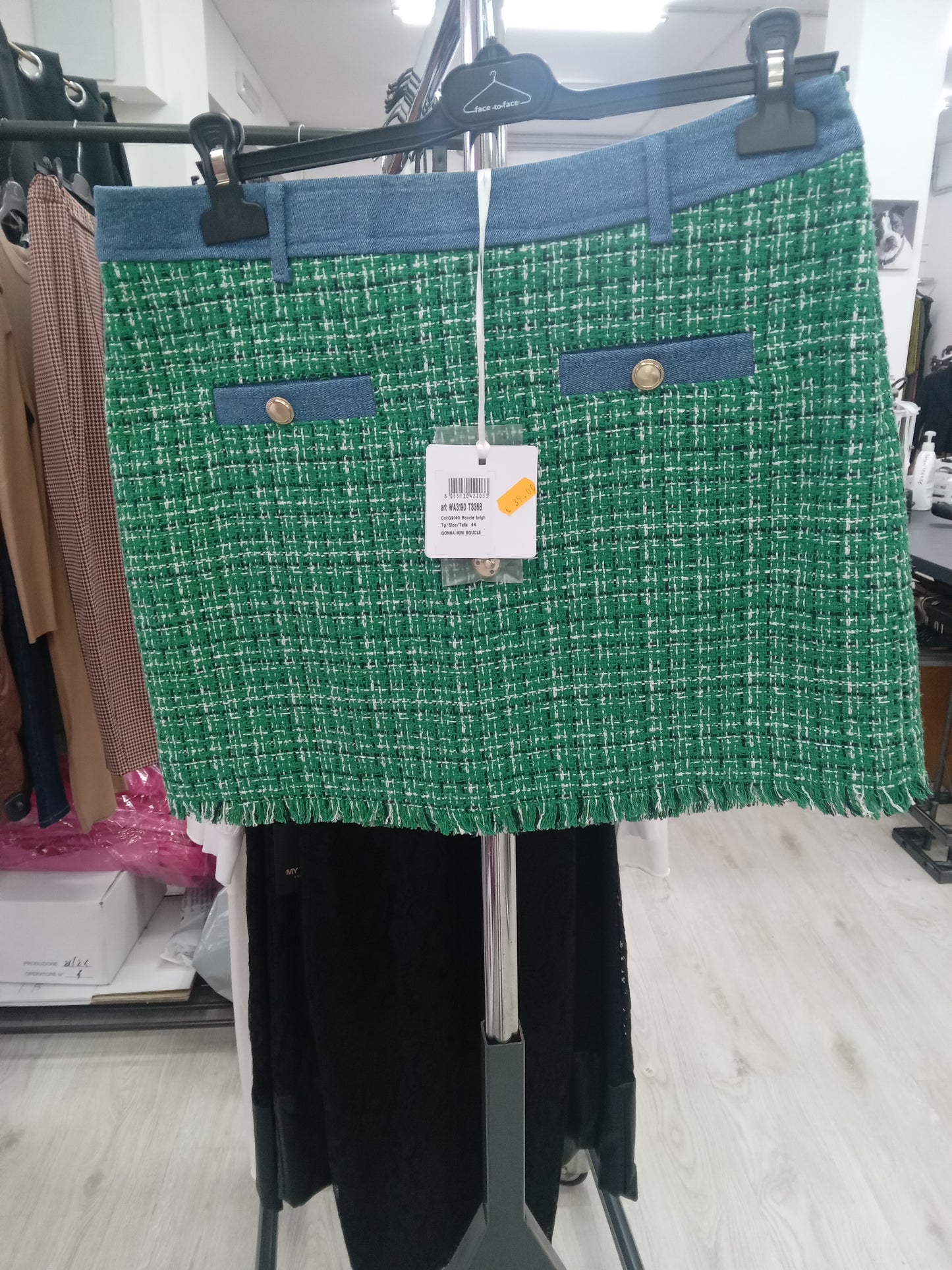 Liu jo mini gonna boucle