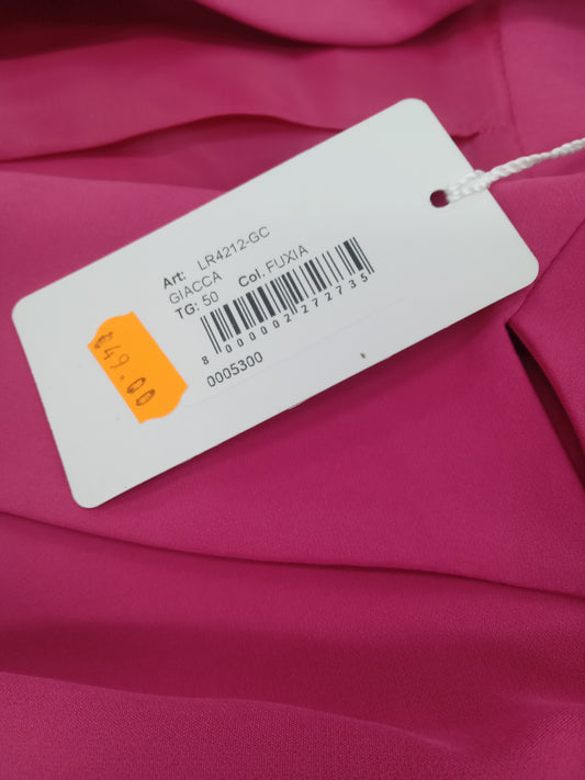 LE RÔBE giacca fuxia gold botton