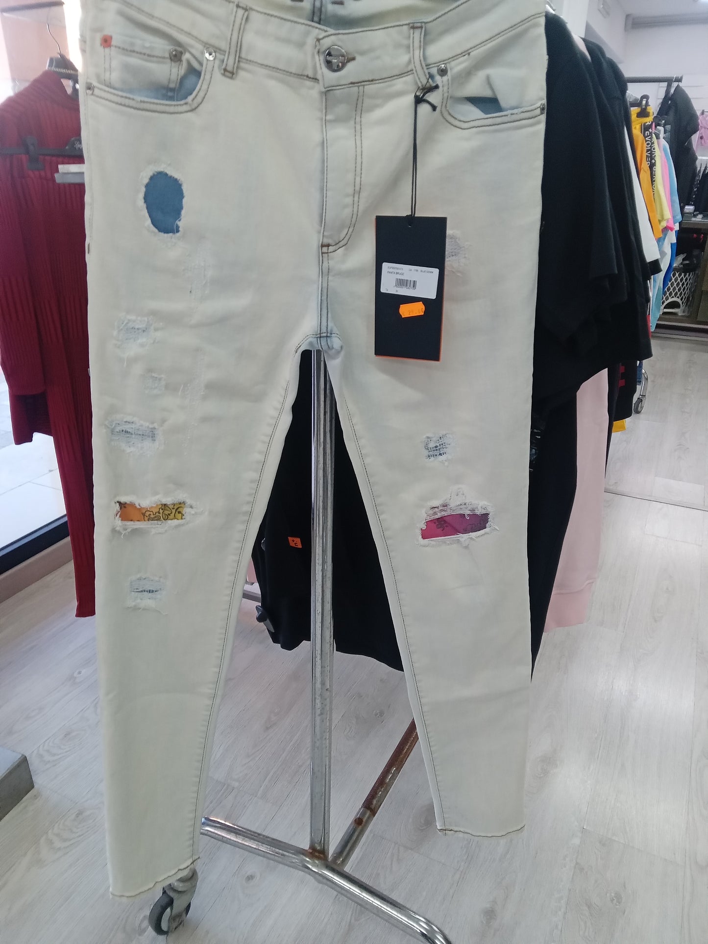 Panta Bruce blue denim Evolver