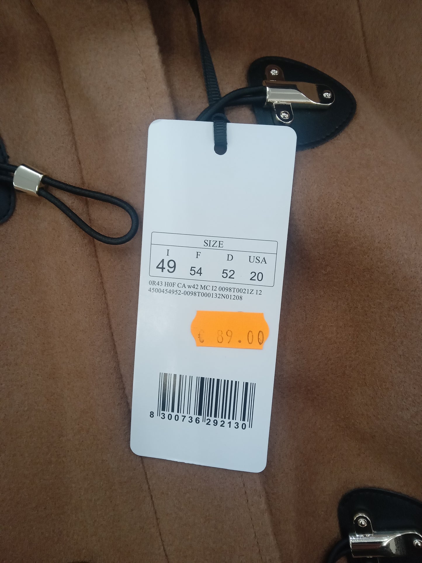 Cappotto Fiorella Rubino cammello