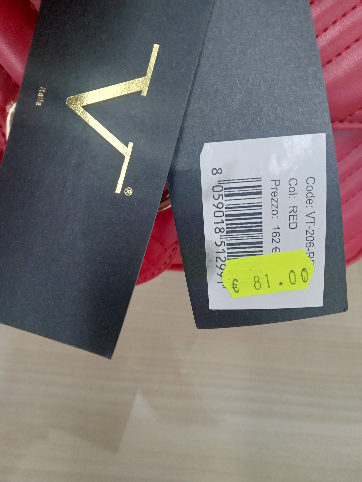 Borsa V Italia red