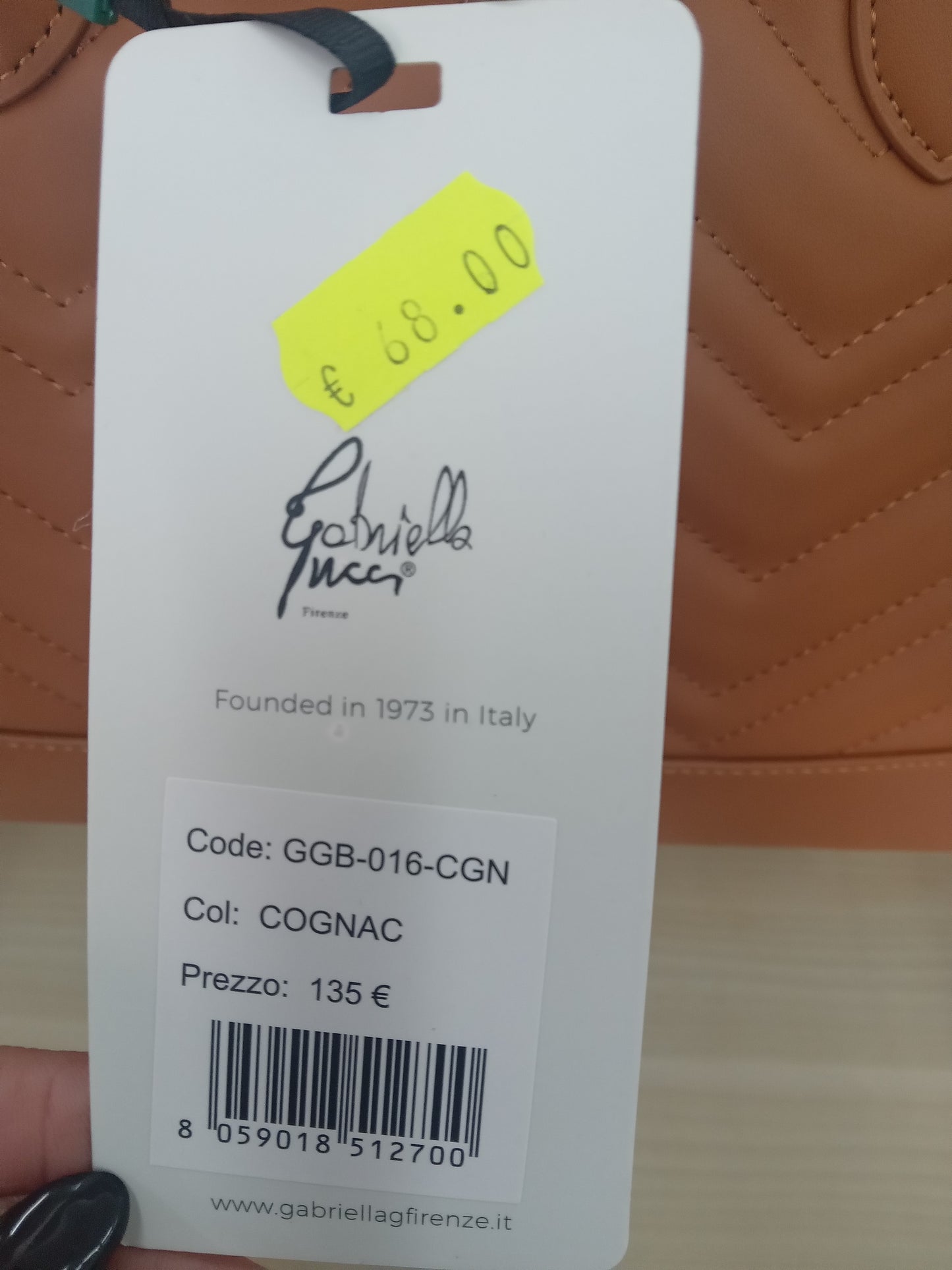 Borsa Gabriella Gucci cognac