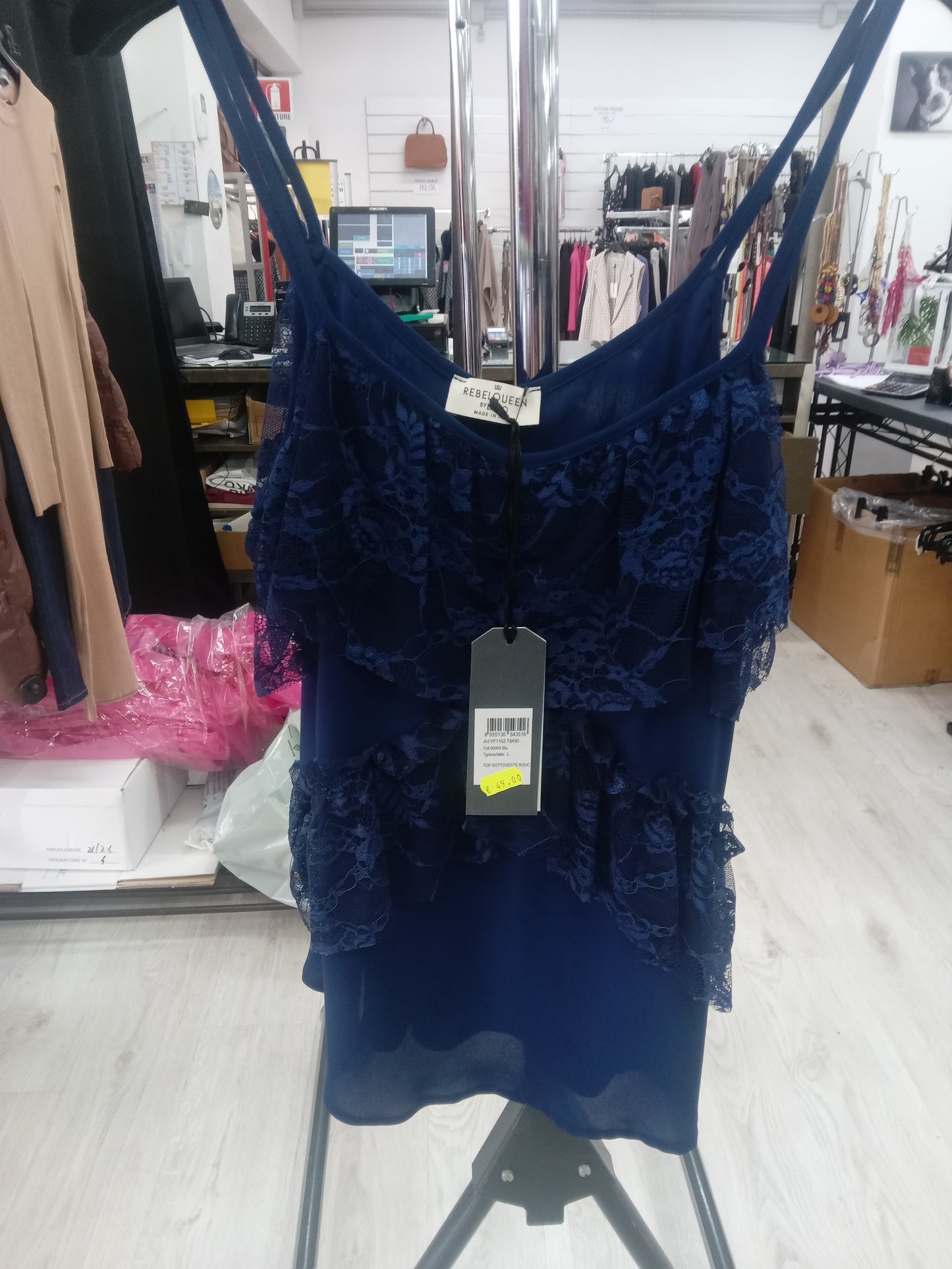Liu jo top sottoveste blu
