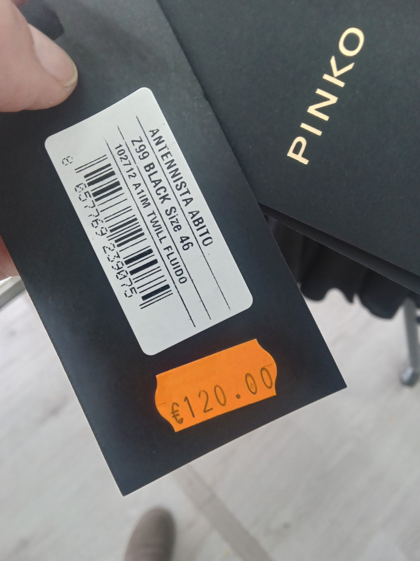 Pinko Antennista abito Tailleur fluido