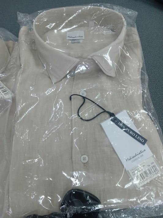Camicia uomo lino MEDIOADRIATICO