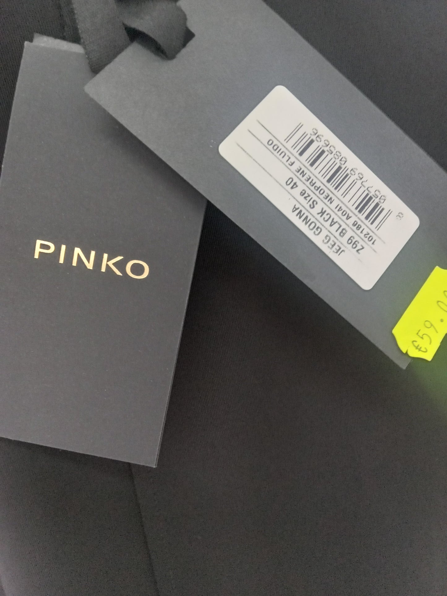 Pinko Jeeg gonna neoprene fluido