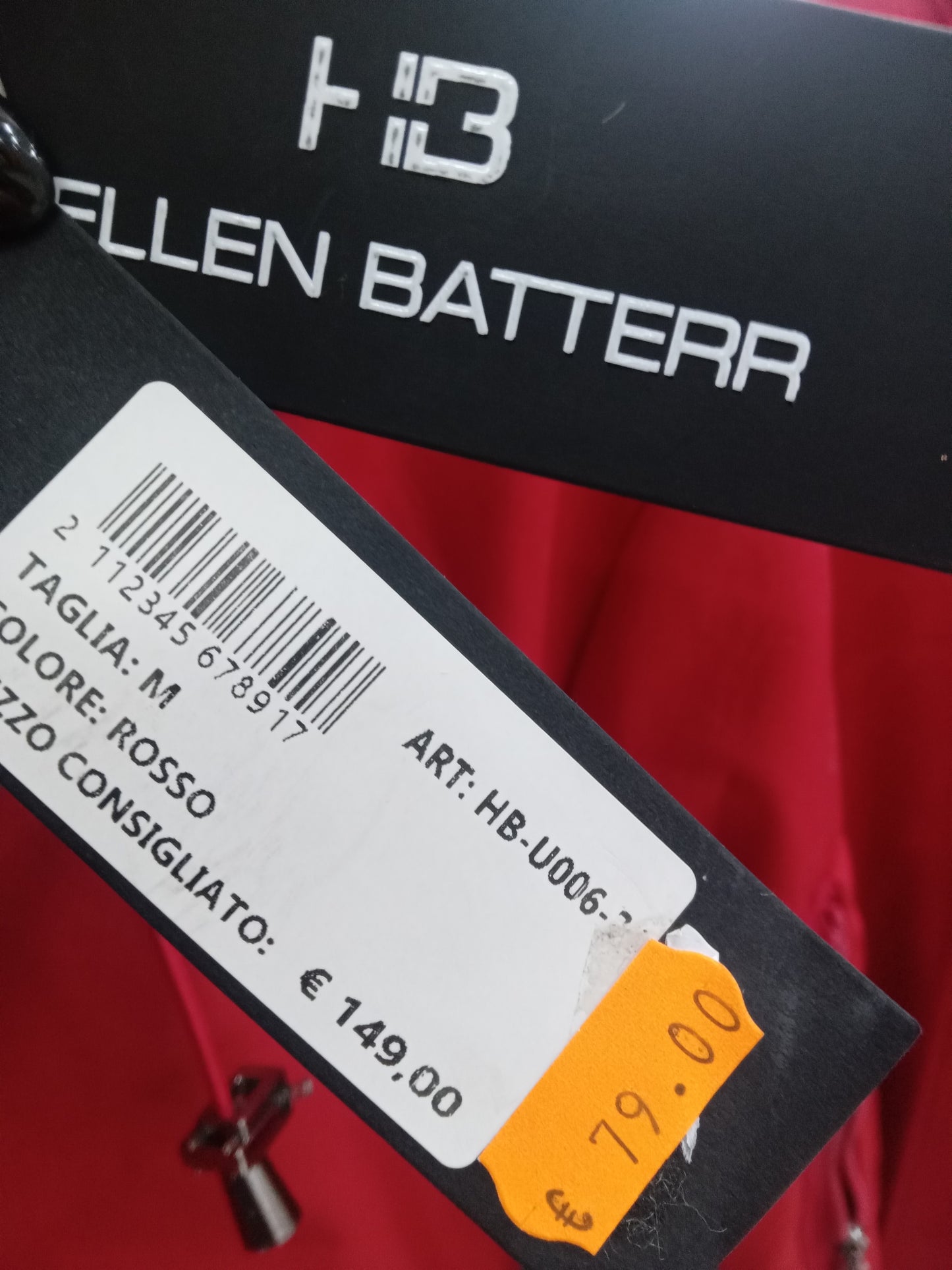 Giubbotto Hellenn Batterr Rosso