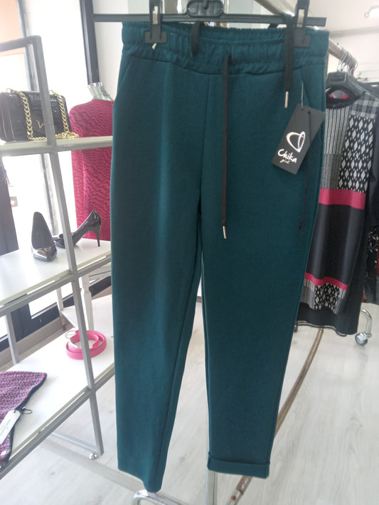 Chika pantalone sottotuta blu