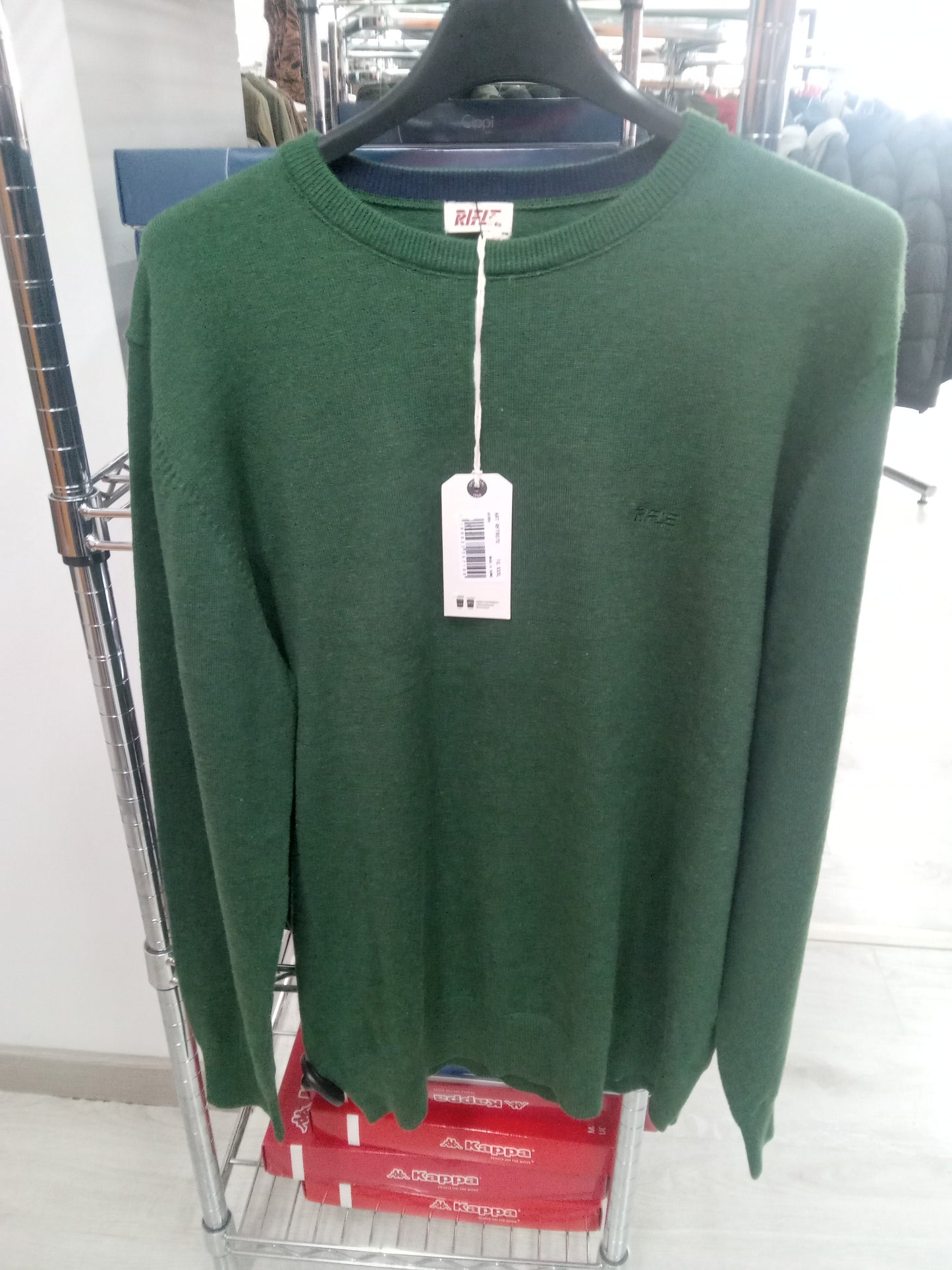 Pullover uomo Rifle verde