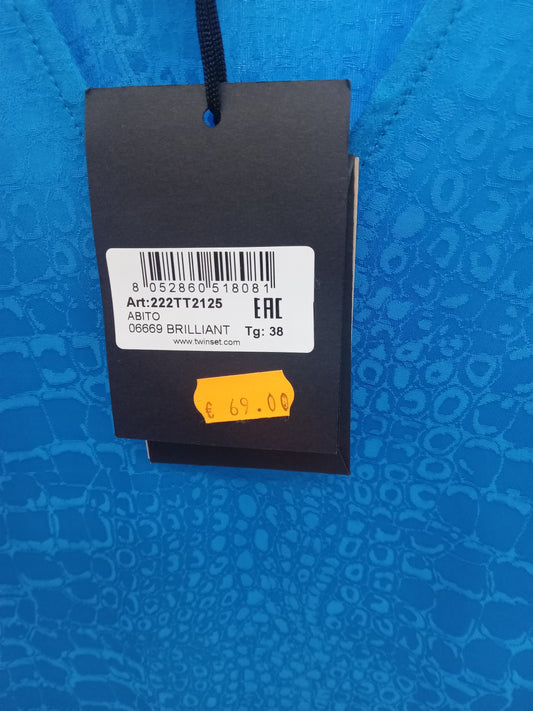 Twinset abito bluette