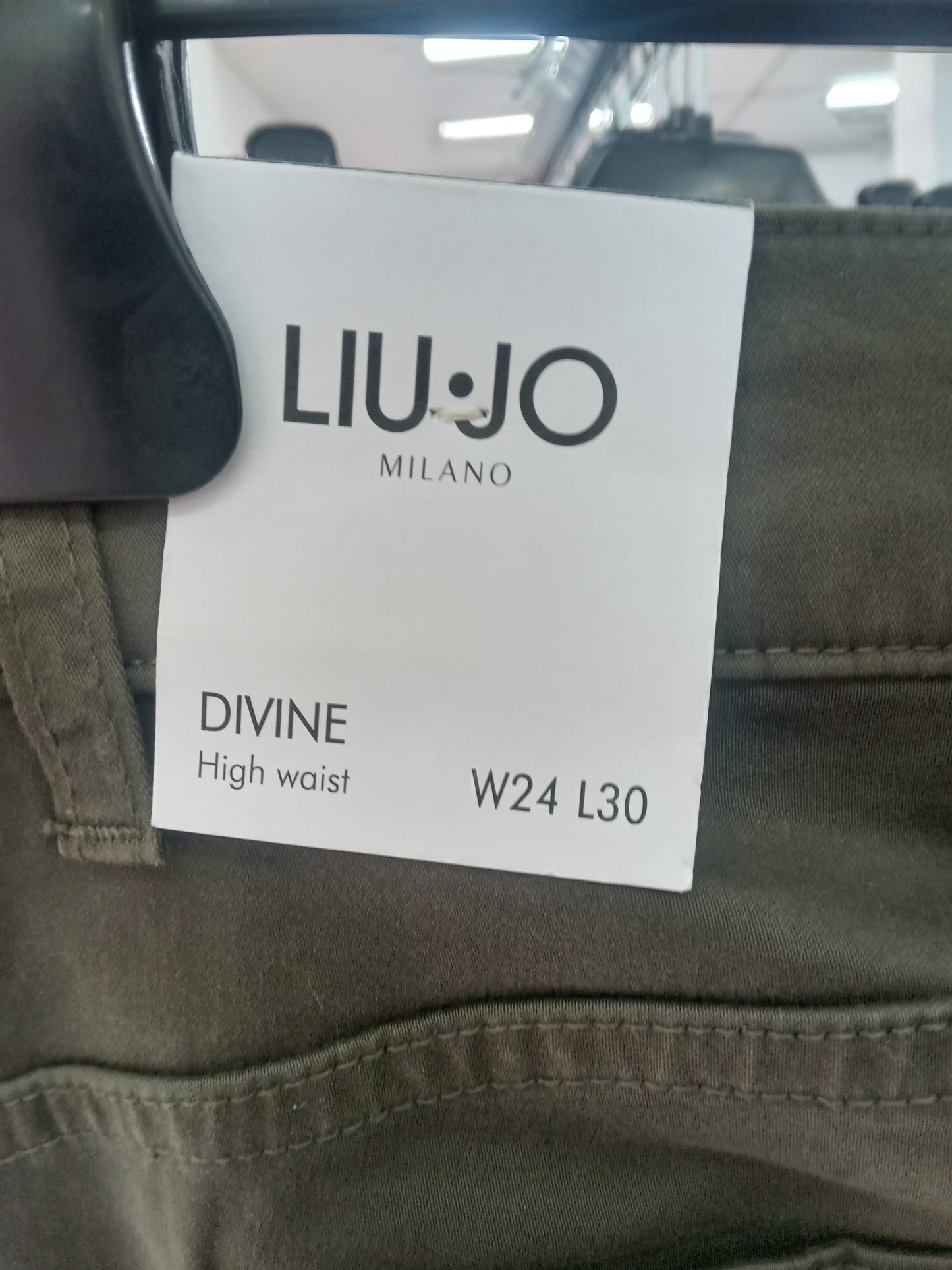 Liu jo pantalone divine Army green