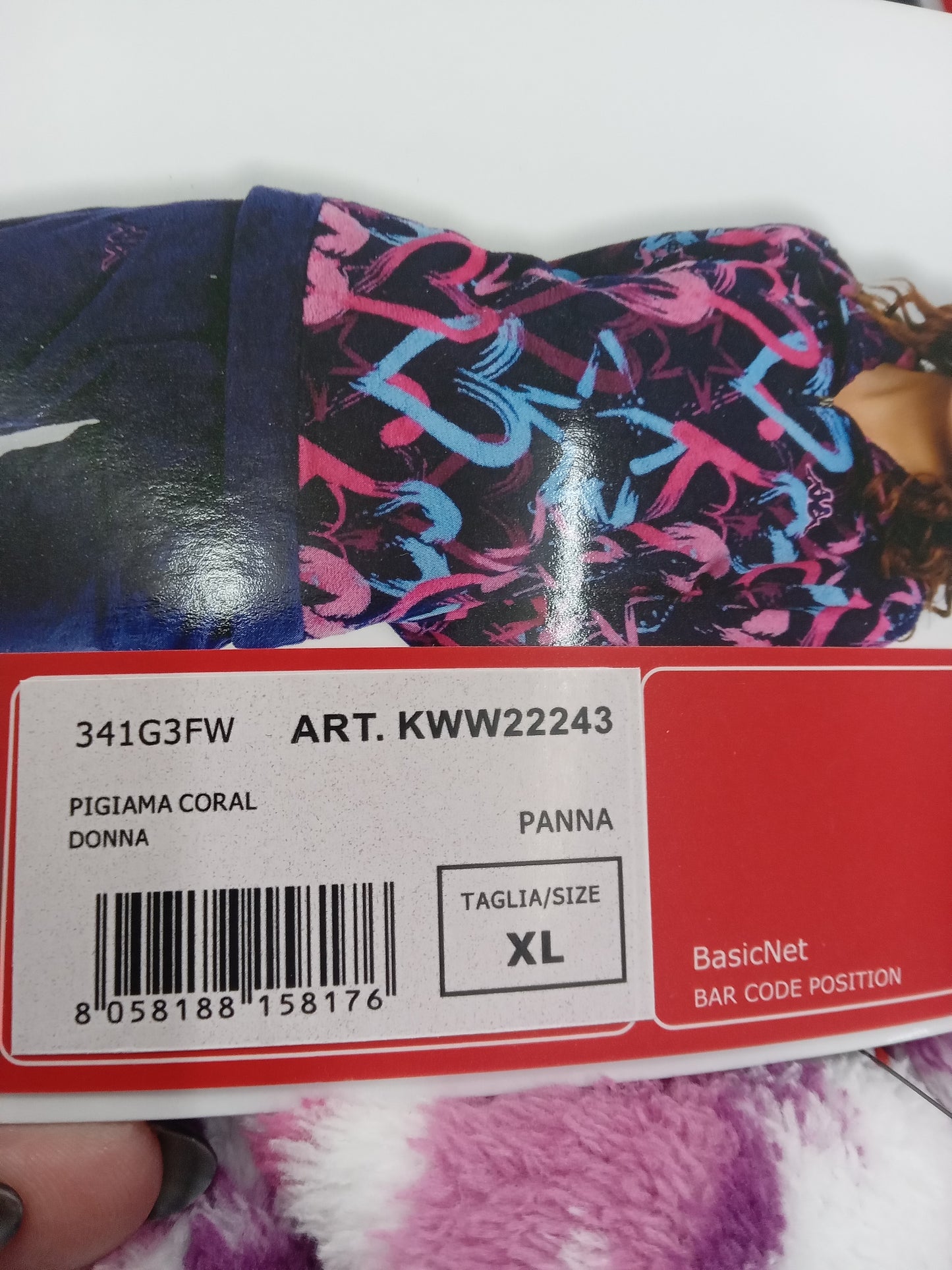 Pigiama  kappa donna  coral