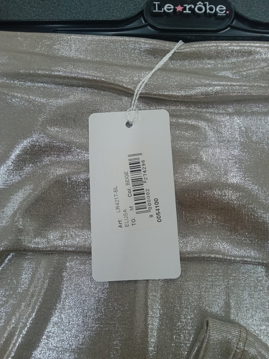 LE RÔBE blusa beige laminato