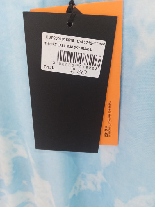 T shirt Last Skype blue Evolver