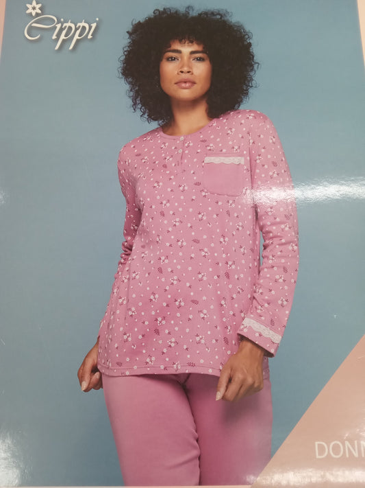 Pigiama donna interlock malaga CIPPI
