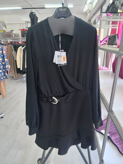 Liu Jo abito nero fibia strass