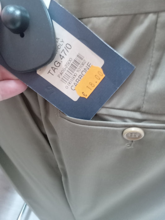 Pantalone calibrato uomo Carbone