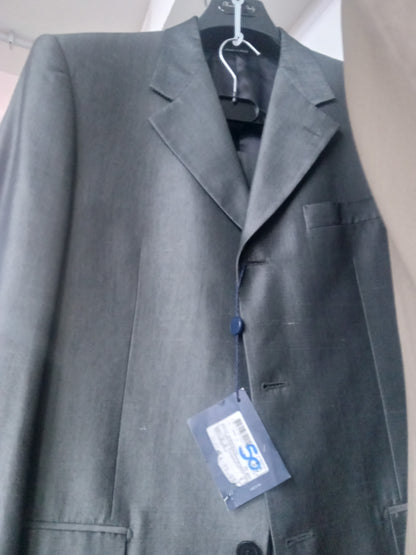 Completo uomo monopetto grigio
